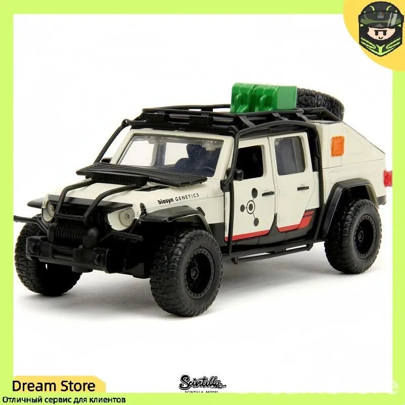 Машинка Jada 1/32 #Jurassic Park Ford Explorer Подарок Из Коллекции Легкосплавных Моделей Автомобилей