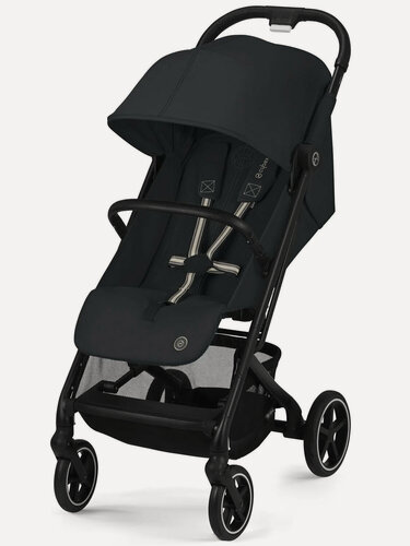 Изображение товара Коляска прогулочная Cybex Beezy Magic Black с дождевиком и бампером 524000765