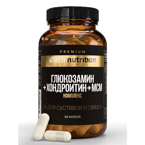 Добавка для суставов и связок aTech Nutrition Premium GCM JOINТ, глюкозамин/хондроитин/МSМ/куркумин/гиалуроновая кислота