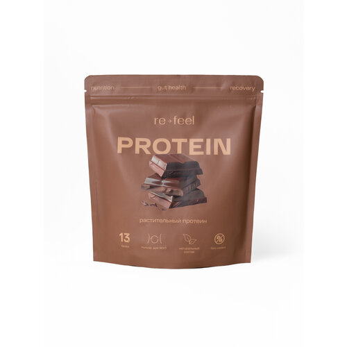 Растительный белковый коктейль re-feel со вкусом какао 20 порций