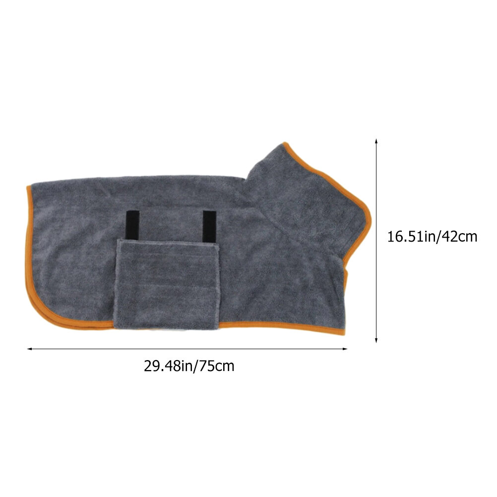 Полотенце Для Собак Изделие Из Полиэстера 75x42cm Сильное Впитывание Быстрое Высыхание Модный Дизайн