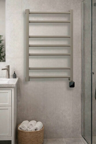 Изображение товара SATURN Электрический полотенцесушитель 80x50 см Грейдж