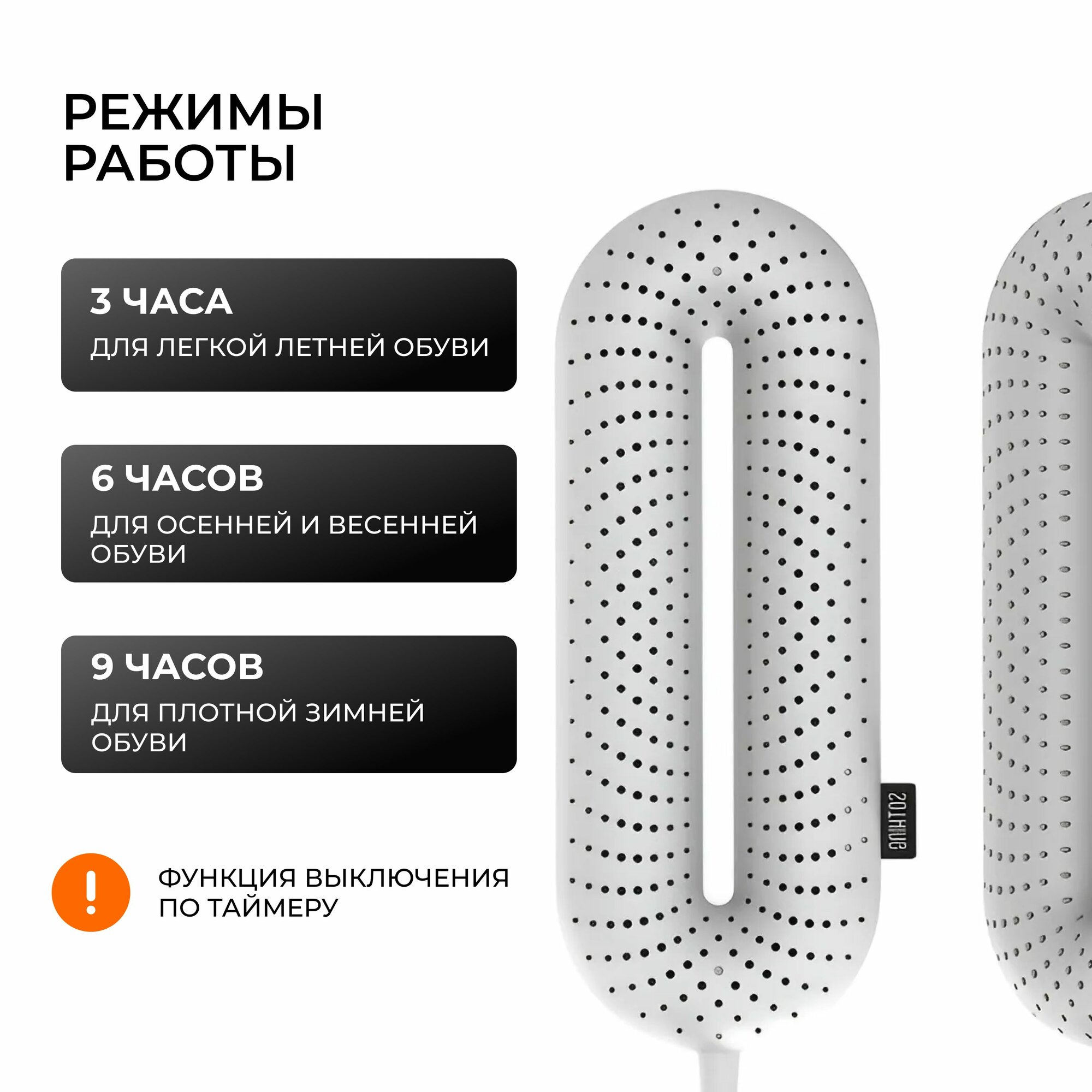 Сушилка для обуви с таймером Xiaomi Sothing DSHJ-S-1904A белая