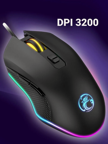Изображение товара Игровая проводная мышь IMICE , 6 кнопок, 3200dpi, подсветка