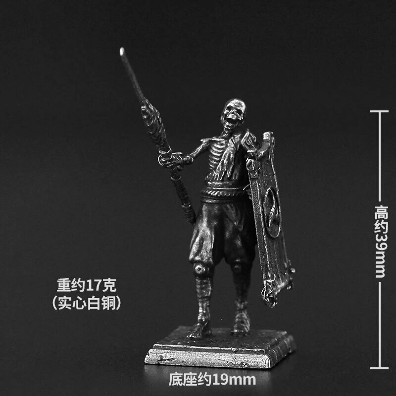 Древний сёгунай, скелет воина, солдатская модель, металлические игрушки, подарки для 260-8