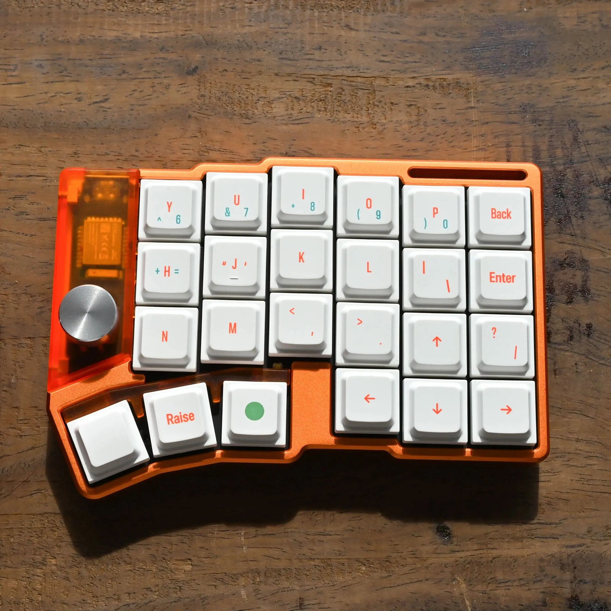 Jezail Funder Cornix беспроводная механическая клавиатура 48 клавиш Оранжевый, Orange