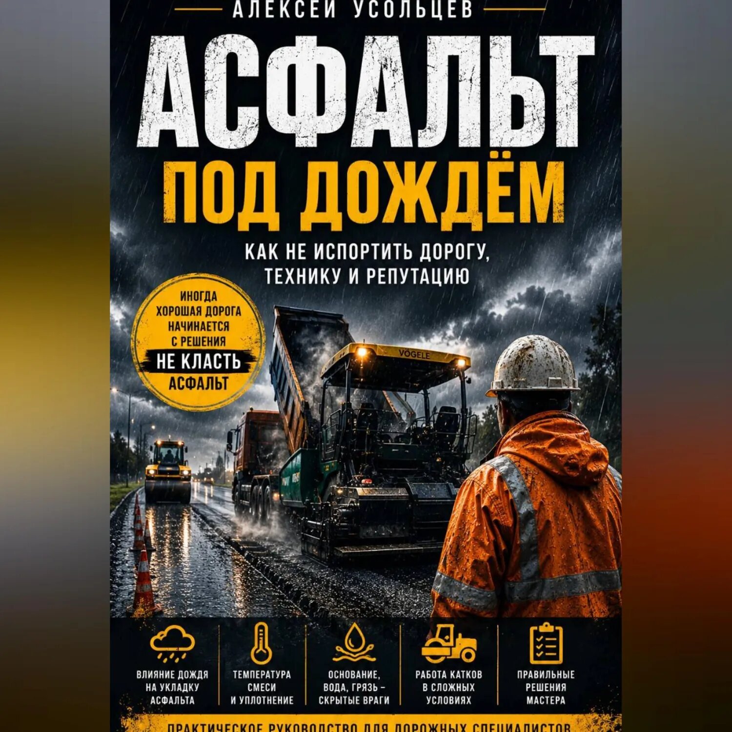 Асфальт под дождём : как не испортить дорогу , технику и репутацию [Аудиокнига]
