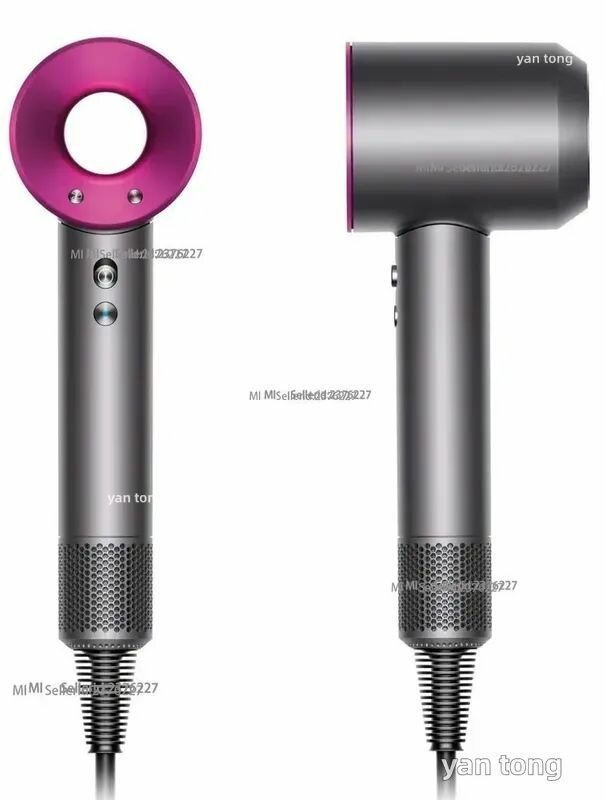 Midea Фен для волос pjS3re7G48538463486463486_sku-6740玫红色 五风嘴欧规1.8米(圆插）欧洲版_mv_KyPf0 1600 Вт, скоростей 3, кол-во насадок 5, розовый