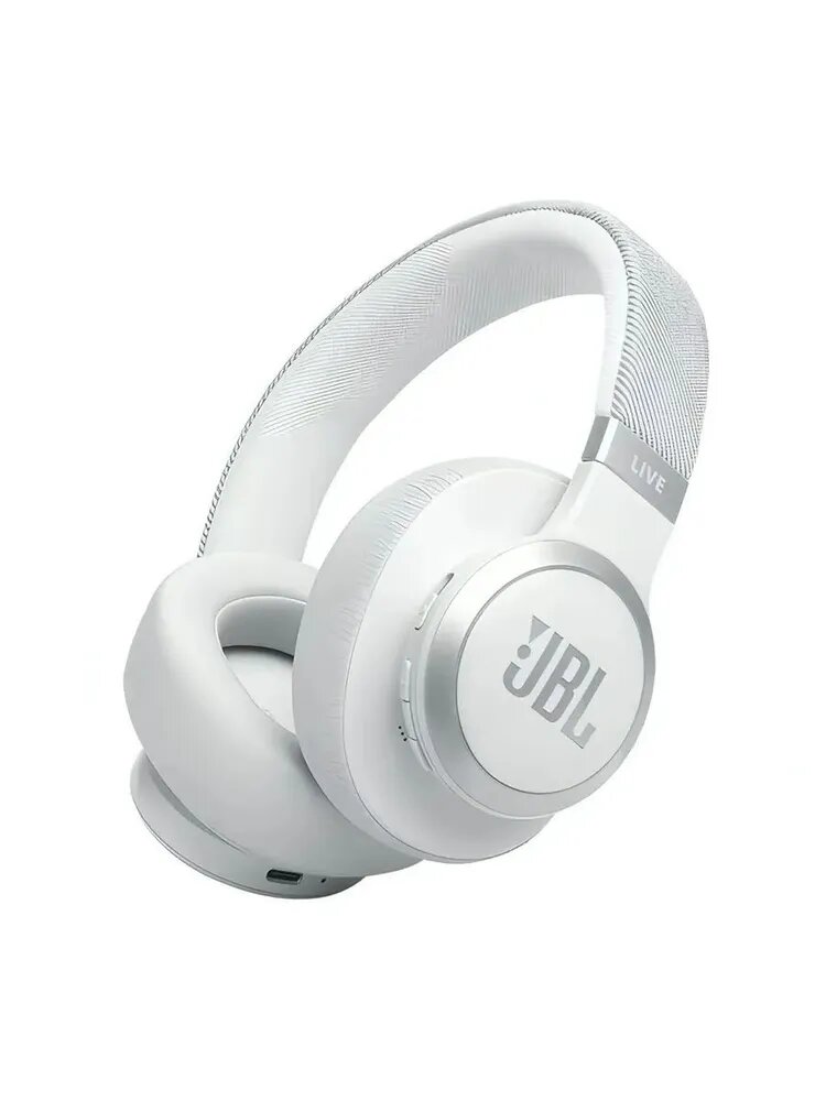 Наушники беспроводные с микрофоном, Bluetooth, USB Type-C, белый