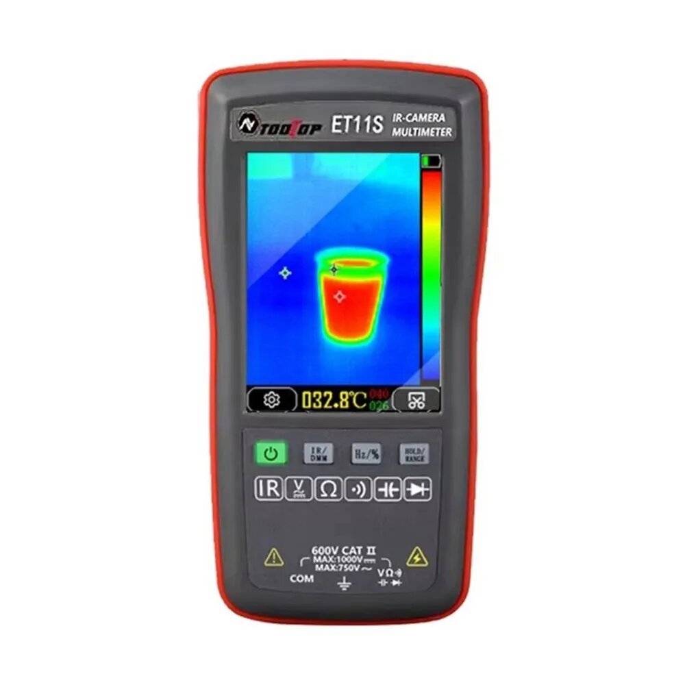 Tooltop ET11S / Тепловизор-мультиметр 24x32, 2.8" тепловая камера для измерения температуры -40-300 C