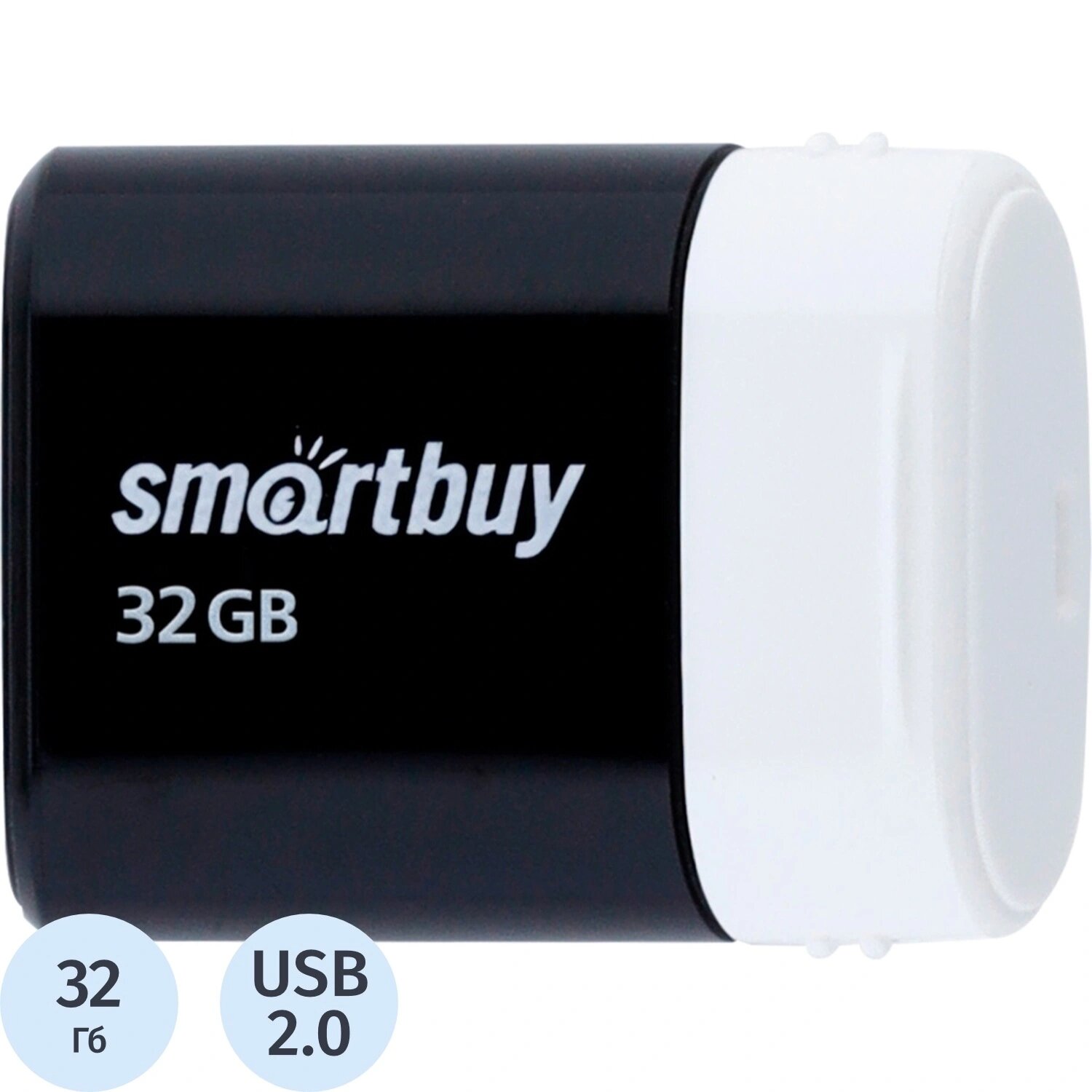 SmartBuy Флешка USB 2.0 32 ГБ SmartBuy Lara (SB32GBLARA-K)