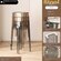 Стул Stool, набор из 4 шт, прозрачный пластик, серый дым, высота 46 см