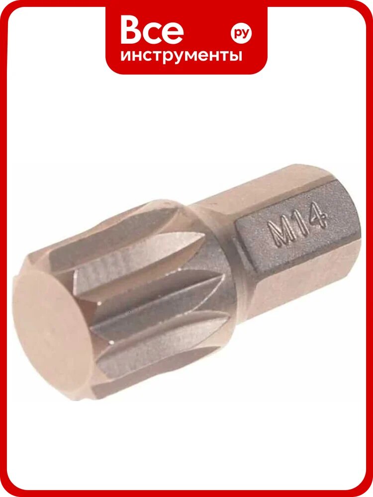 Бита SPLINE M14, 30 мм, 10 мм Rockforce RF-1783014 Premium(29543)