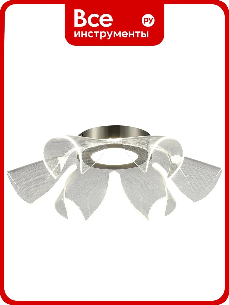 Светильник потолочный ST-Luce Никель/Прозрачный LED 1х20W 4000K ST luce SL6235.102.20