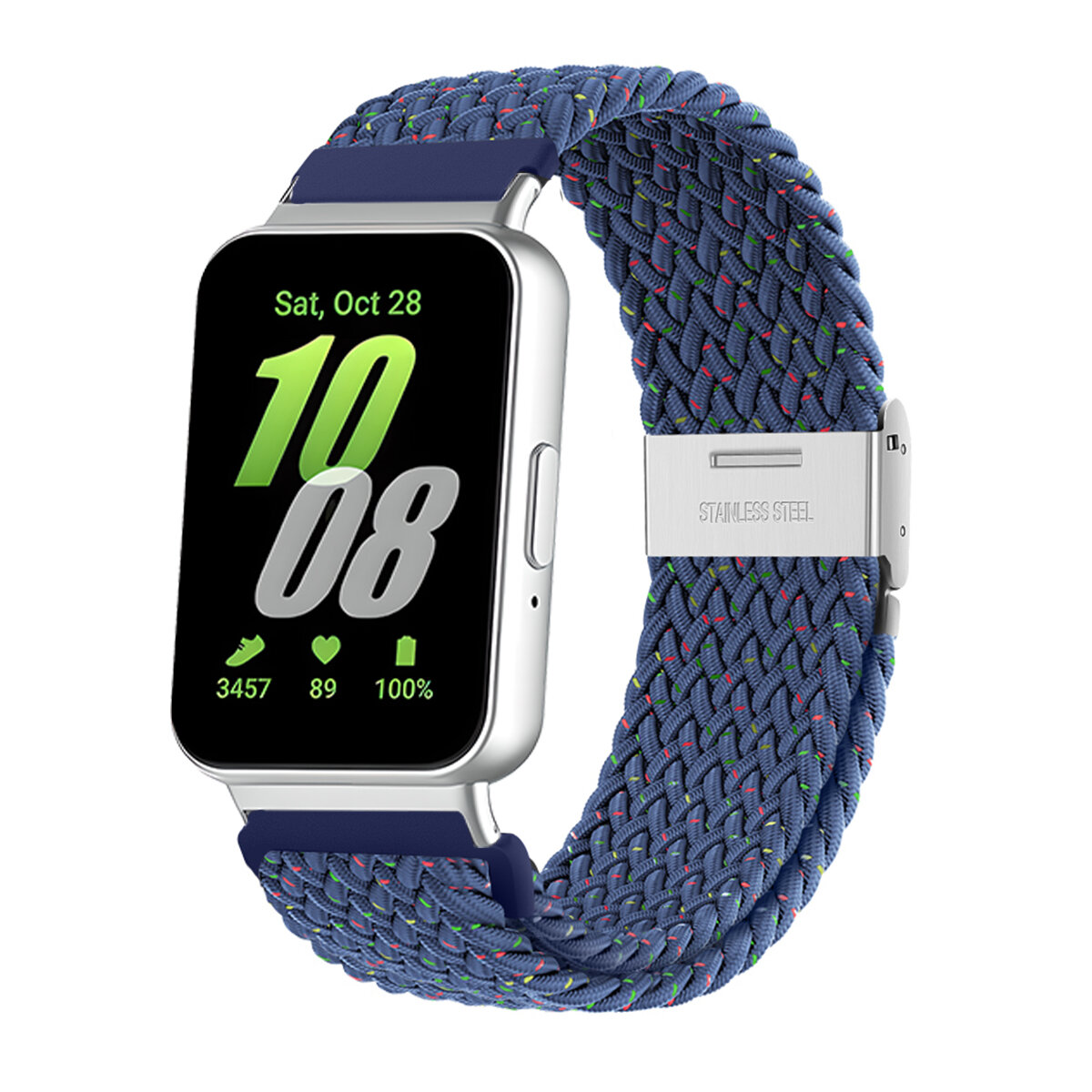 Нейлоновый плетеный ремешок Для Samsung Galaxy Fit 3 , Дышащий спортивный ремешок Для Samsung Fit 3, Ремешок-петля