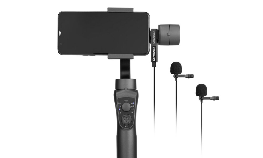 Микрофон петличный Saramonic LavMicro U3C двойной с кабелем 6 м, разъем Type-C