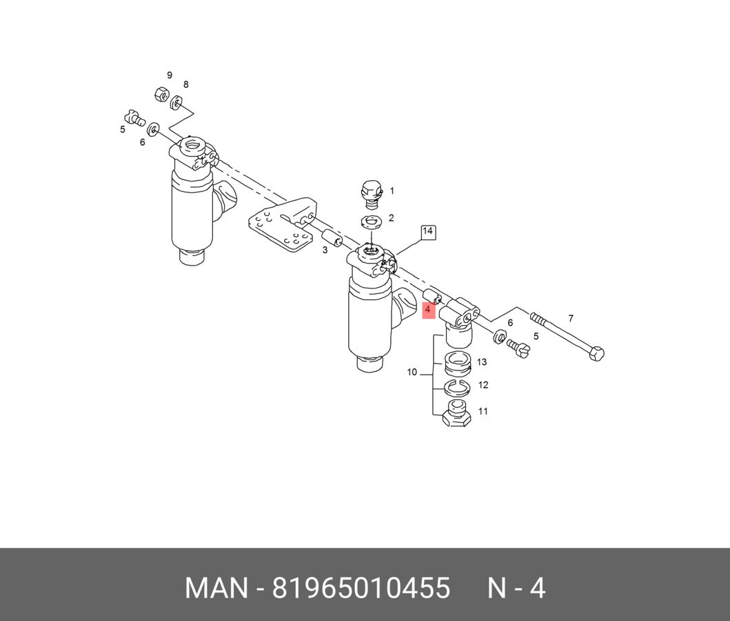 Шланг 7x2,5x12-man302nbr2-50 (MAN 81965010455)