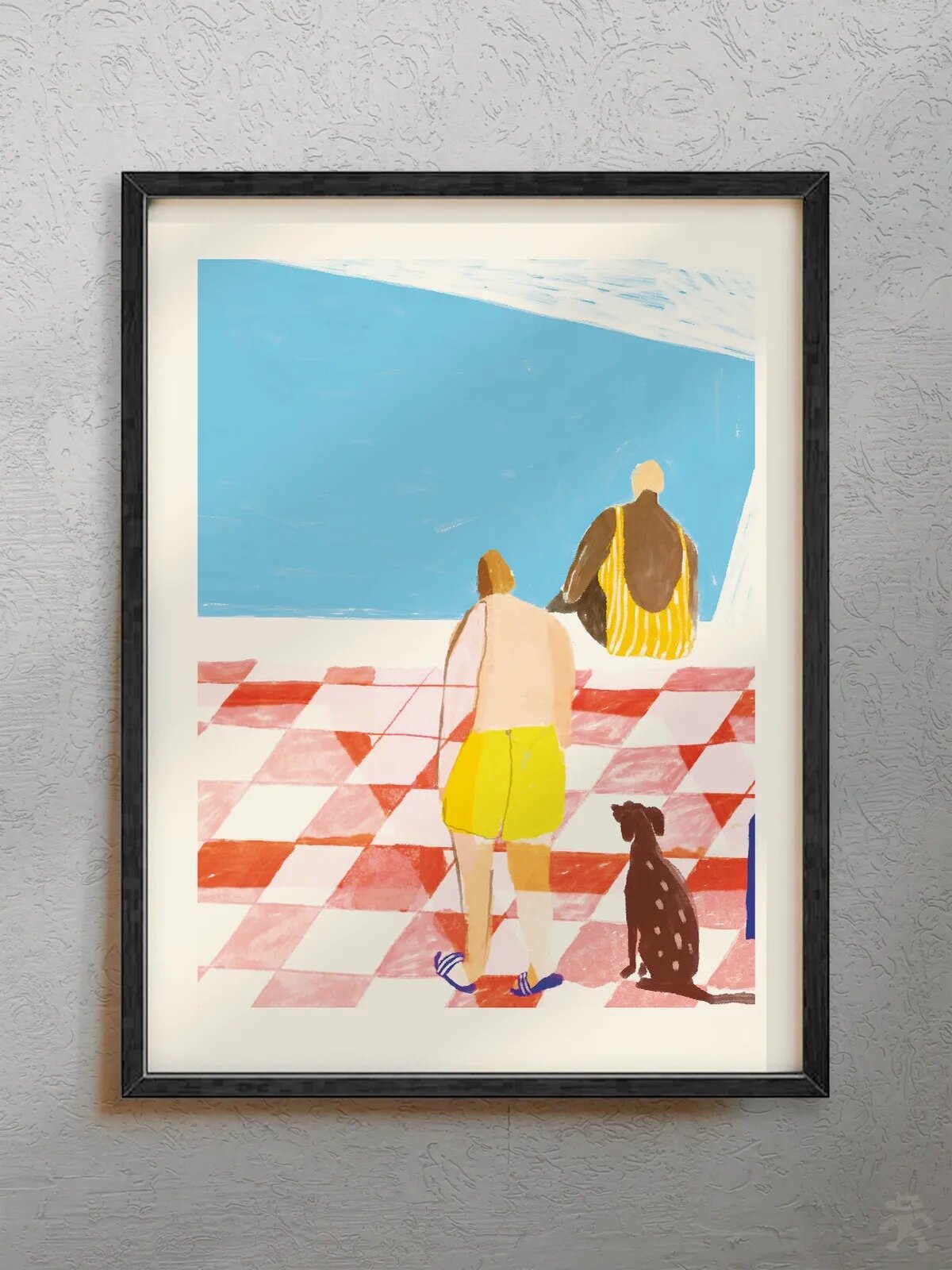 Интерьерный постер "Paradise II" в стиле pinterest, формата 30x40 см.