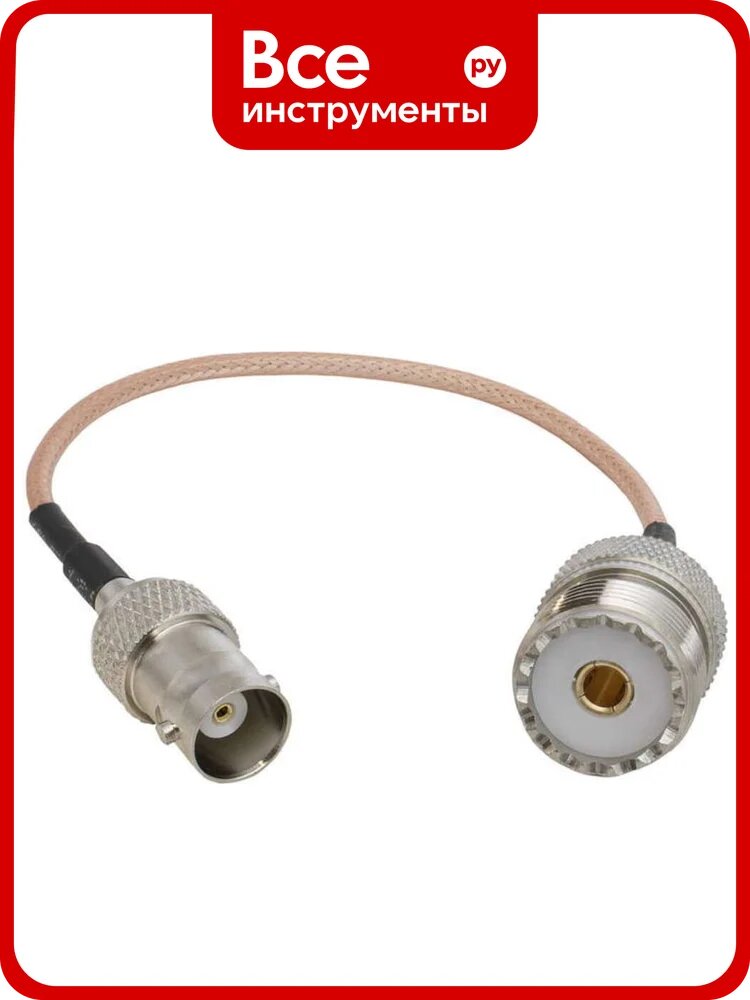 Переходник RUICHI UHF-J/BNC-J RG316 15cm 124572