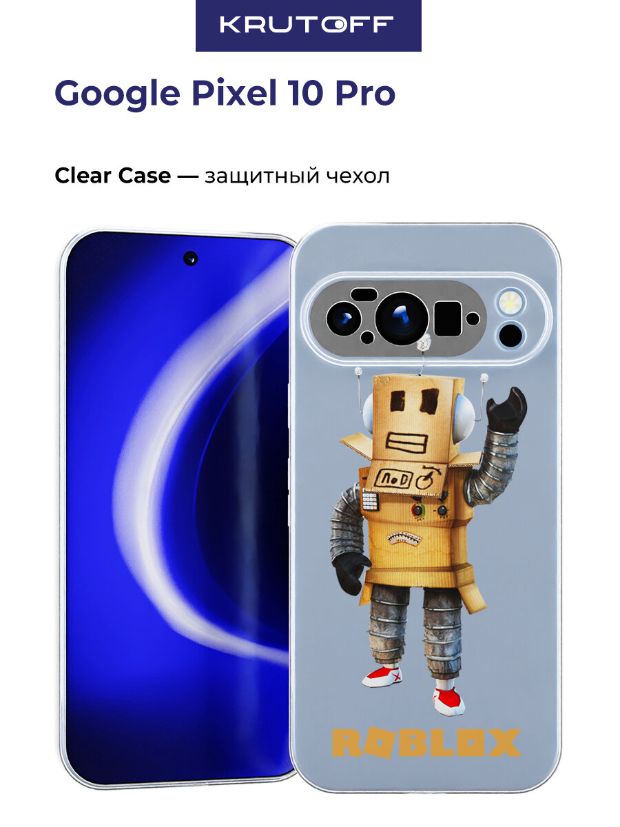 Чехол-накладка Krutoff Clear Case Roblox-Мистер Робот для Google Pixel 10 Pro