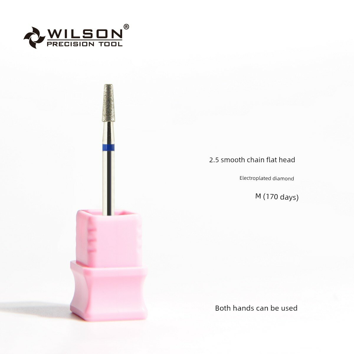WILSON 2.5 мм Конический плоский кончик кисть для маникюра русского стиля