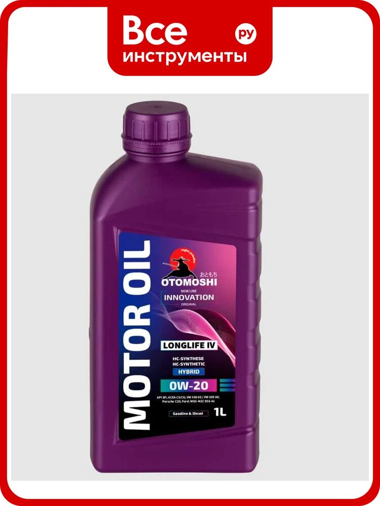 Моторное масло Otomoshi INNOVATION LONGLIFE IV 0W-20 SP C5/C6 1л MF218897