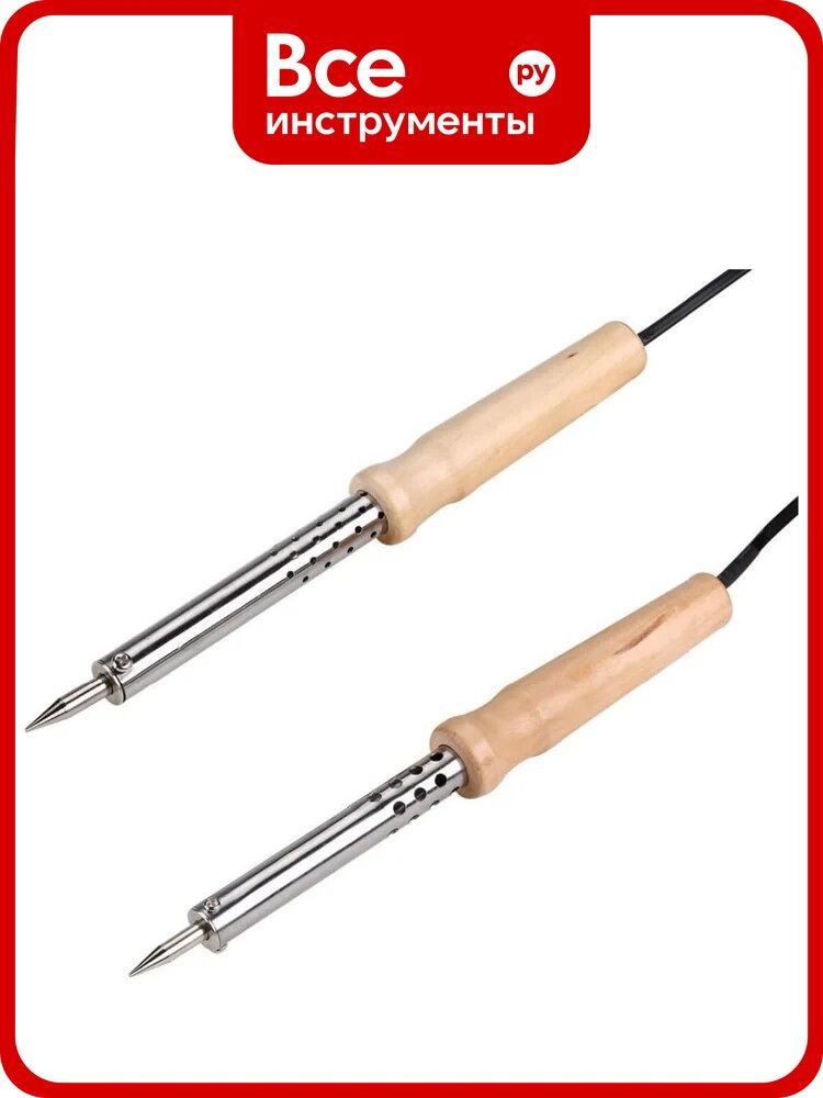 Паяльник с деревянной рукояткой Zhongdi WD-60W 220 В 88-3428 00-00016511