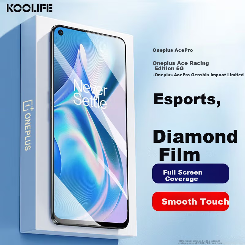 KOOLIFE Стеклянная защитная пленка для OnePlus Ace Racing Edition полная защита HD антиударная игровая пленка Цвет：Ace