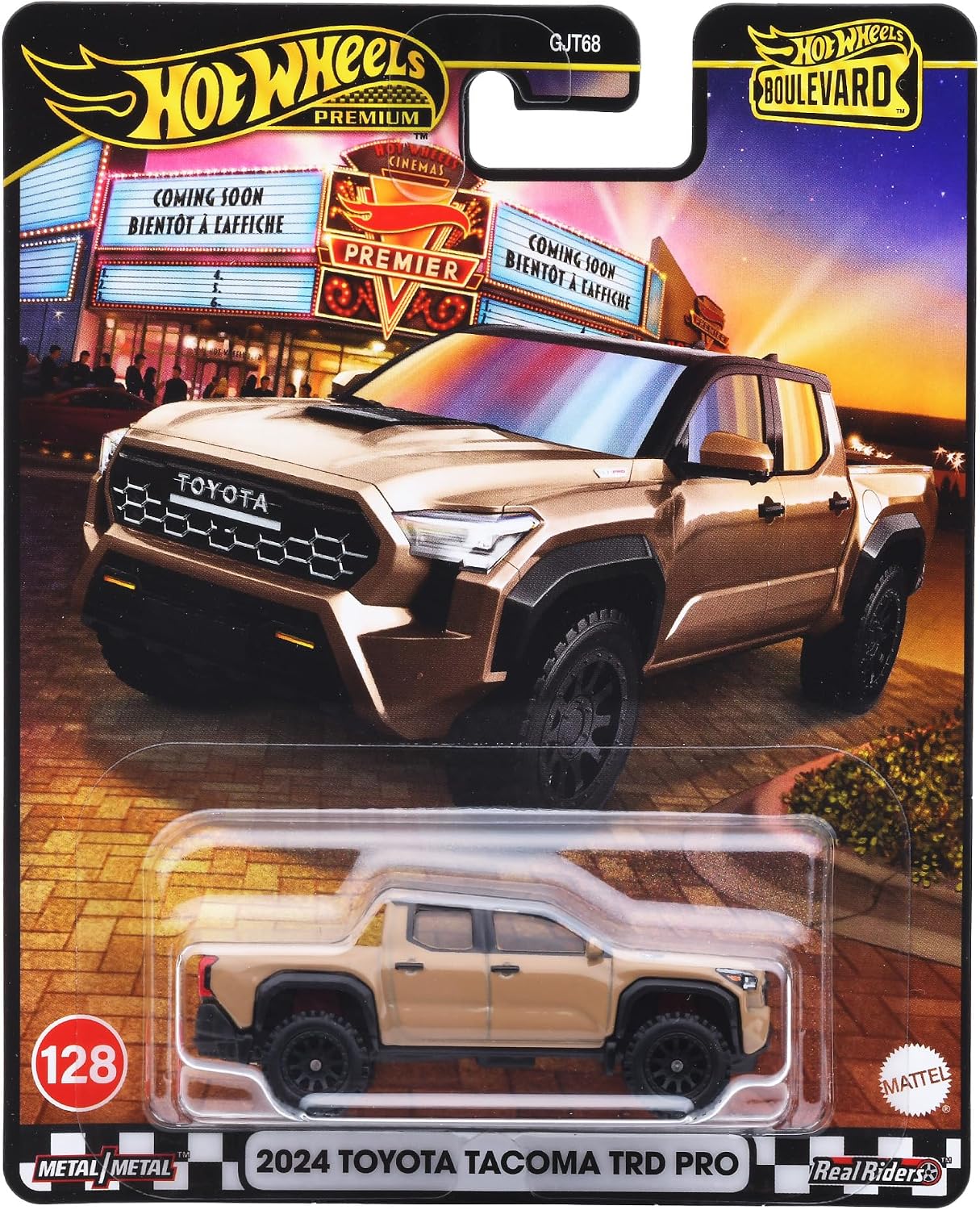 Hot Wheels 2024 Toyota Tacoma TRD Pro Mudbath (коллекция Boulevard 2025, №128) - коллекционная Premium машинка