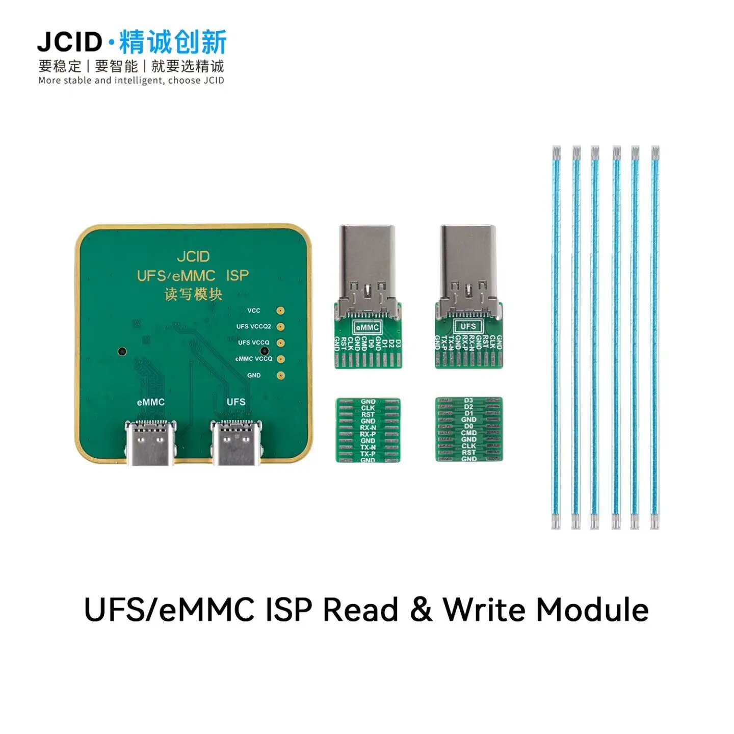JCID UFS/eMMC ISP Read & Write Module Azure
