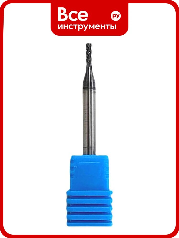 Фреза концевая твердосплавная DAKSTOOLS диаметр 2мм, 4зуба HP-4E-D2 2102006