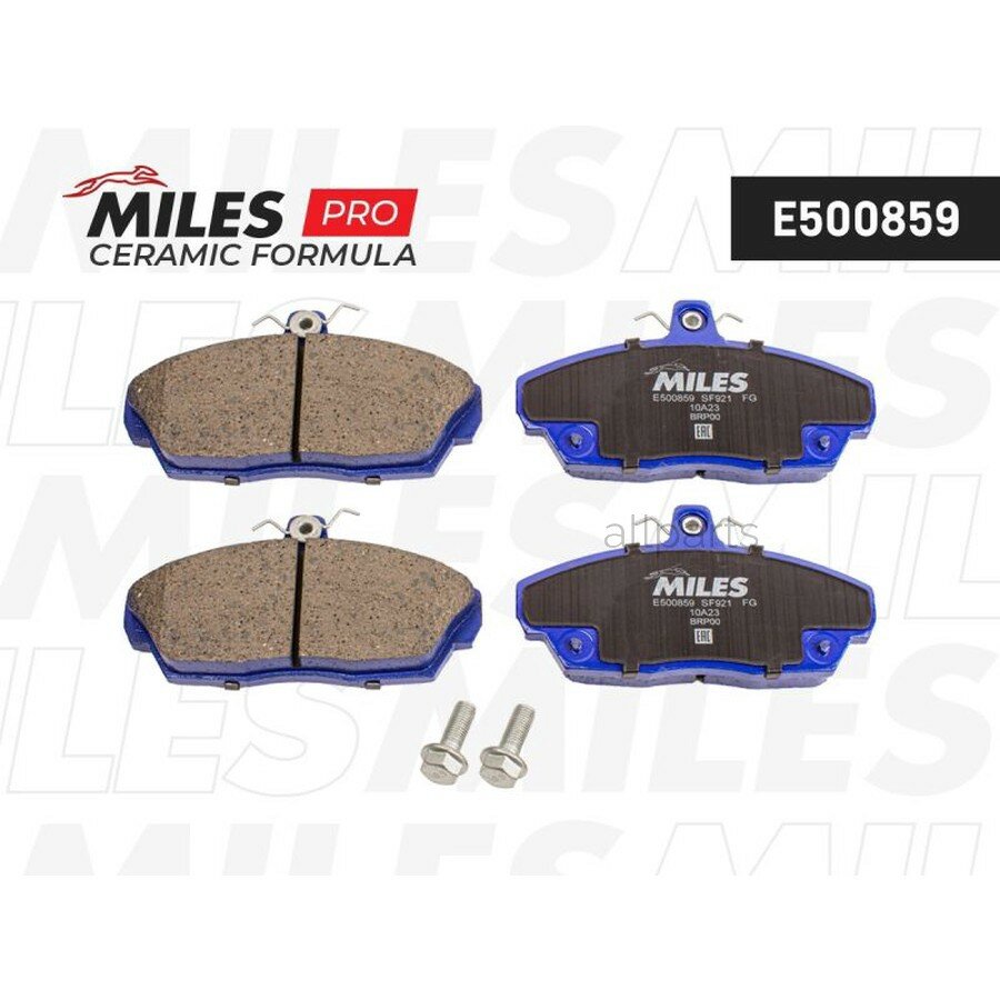 MILES E500859 Колодки тормозные GAZ 3102/3110/31105/2705/3221/3302 передние