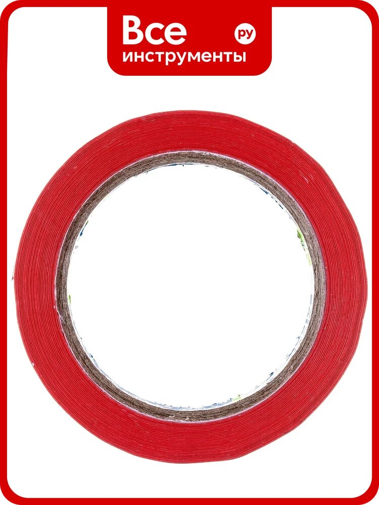 Упаковочная лента Folsen PVC 12мм x 66м красная 54мк 0777120