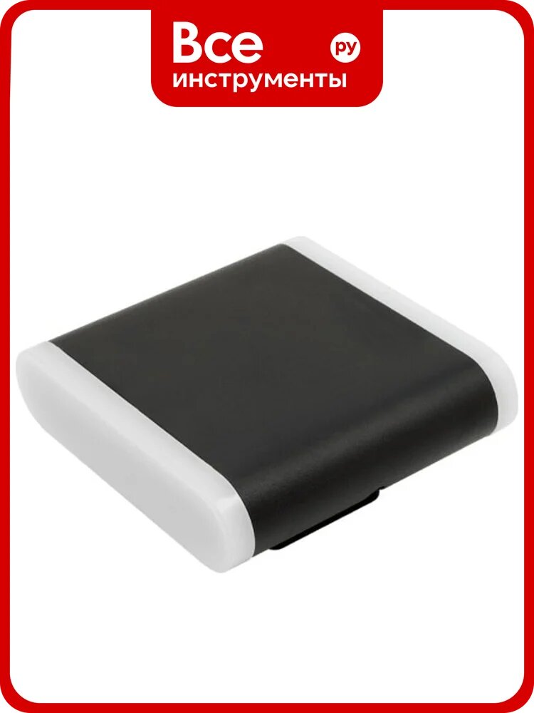 Настенный светильник DesignLed, черный, 6Вт, 3000К, IP54, GW-6080S-6-BL-WW 00-00003048