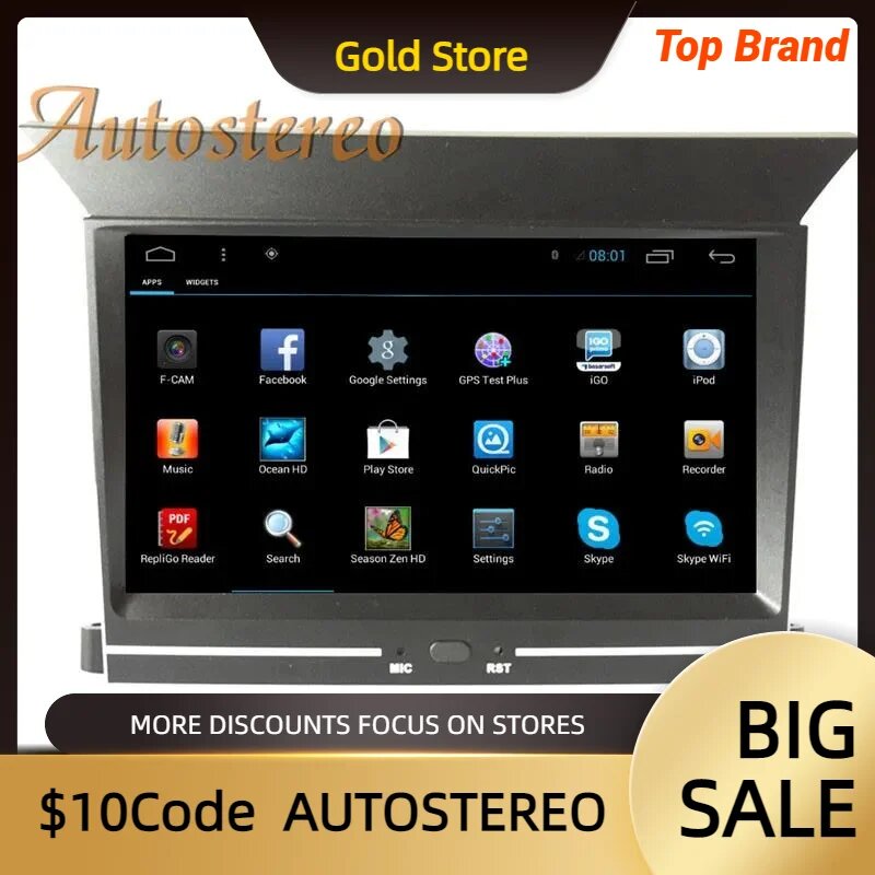 Android 13 Carplay для Honda Pilot 2009-2015, автомобильный GPS-навигатор, головное Android13 128 6G