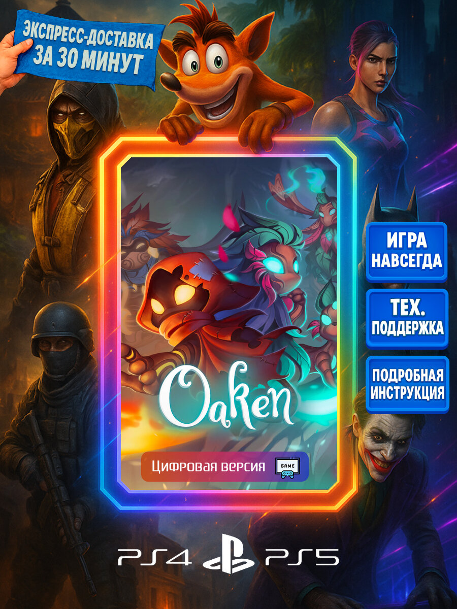 Oaken PS4/PS5 | Моментальная доставка | Английский язык | Пошаговые стратегии