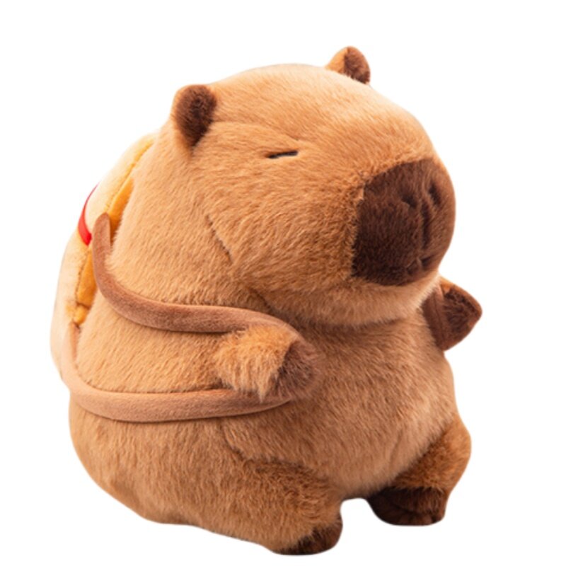 Плюшевая игрушка унисекс AIQING CAOZHILIAN Капибара Круассан Сумка, 35CM EU
