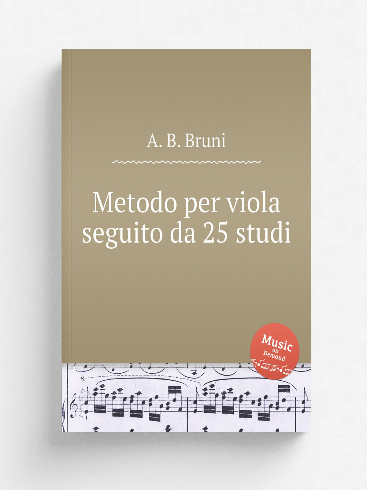 Metodo per viola seguito da 25 studi | A. B. Bruni | Репринт