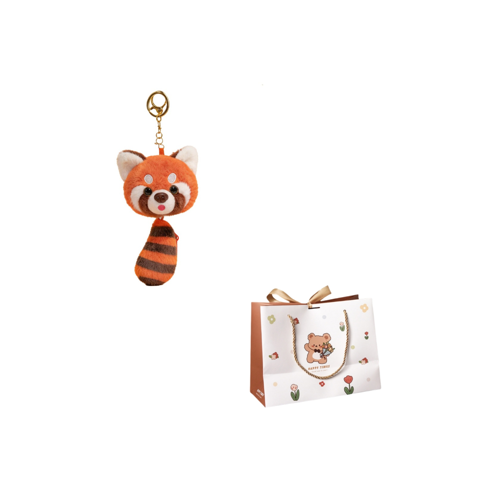 OU DI PIG Cute Panda Мягкие брелоки-игрушки длина тела 12 см 12CM