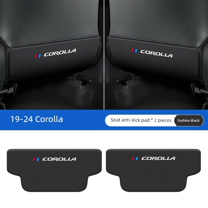 Набор из 2 для Toyota Corolla 2019-2024 Защита сиденья от царапин, Черный
