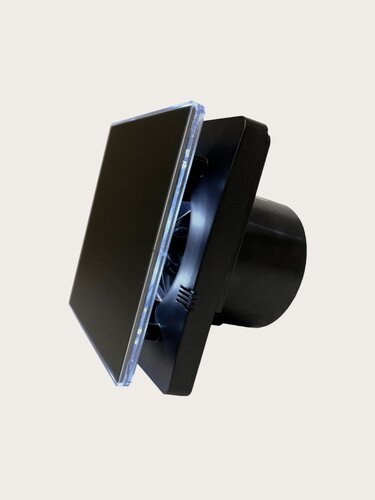 Изображение товара Накладной вентилятор Seicoi SNAD04-01A Matt black glass, LED