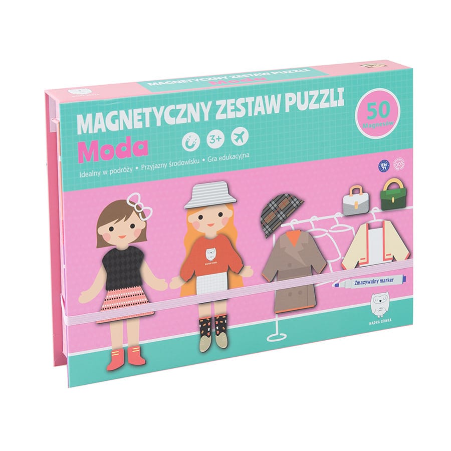 Настольная игра Smiki Мудрая Сова Мода, магнитные пазлы, 50 элементов