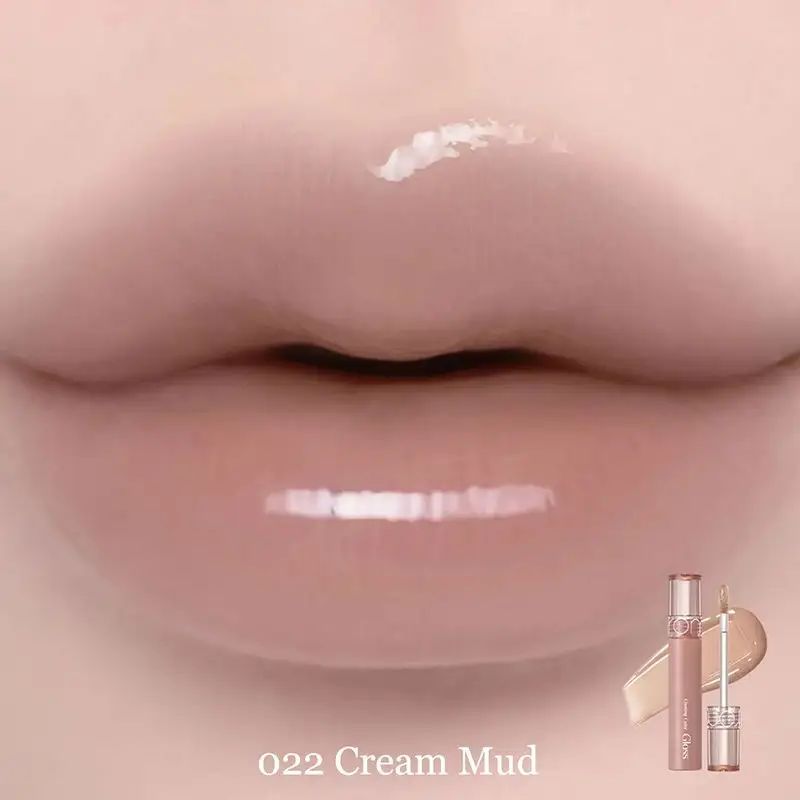 ROM&ND блеск для губ (22 Cream Mud) Romand Glasting Color Gloss 4g, Корейская косметика