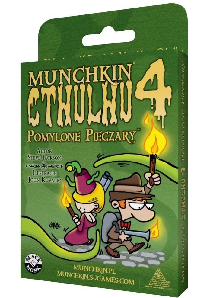Дополнение для настольных игр Black Monk Munchkin Cthulhu 4 "Сумасшедшие пещеры"