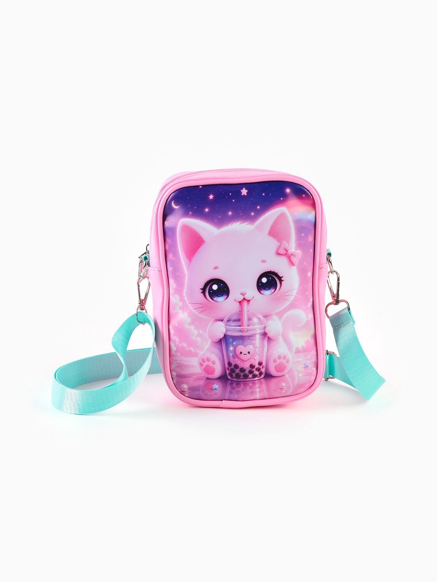 Детская сумка на ремешке «Котик» от бренда NAZAMOK KIDS 15*21 см