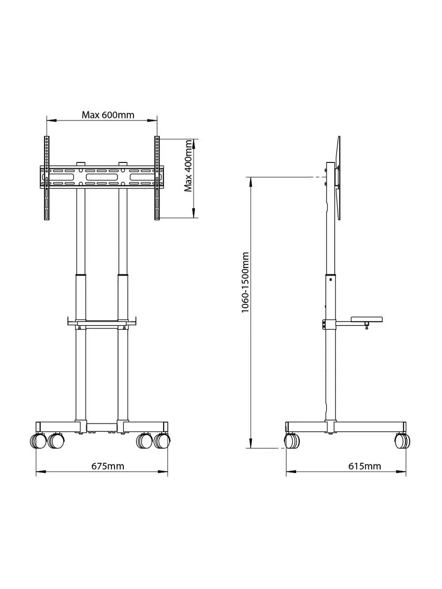 Стойка для телевизора PT-STAND-7 black