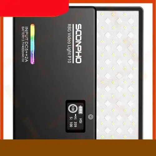 Видеосвет Soonpho P10 / RGB LED панель / Цветной свет для рилс-bgcc Xian Linjun2