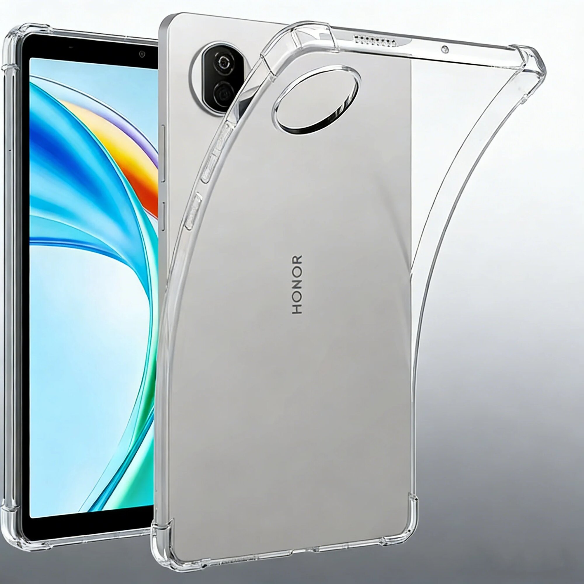 Прозрачный чехол для HONOR Pad X7 8.7” 2025 из ТПУ