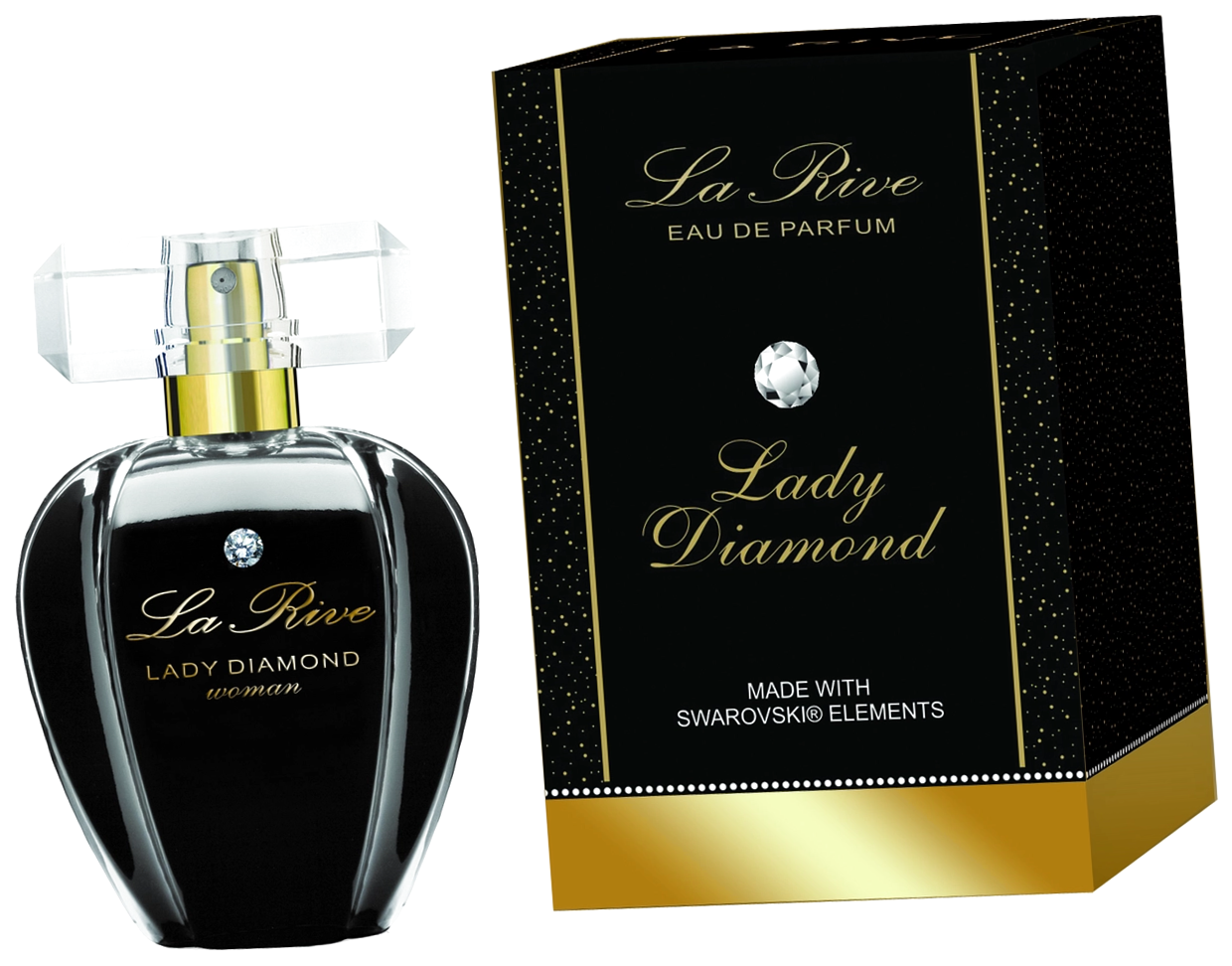 Женская парфюмерная вода La Rive Lady Diamond 75 мл / Ла Риве Сваровски Леди Даймонд