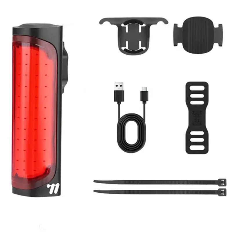ABKV-WEST BIKING Интеллектуальный задний фонарь для велосипеда IP65 120 лм с датчиком торможения